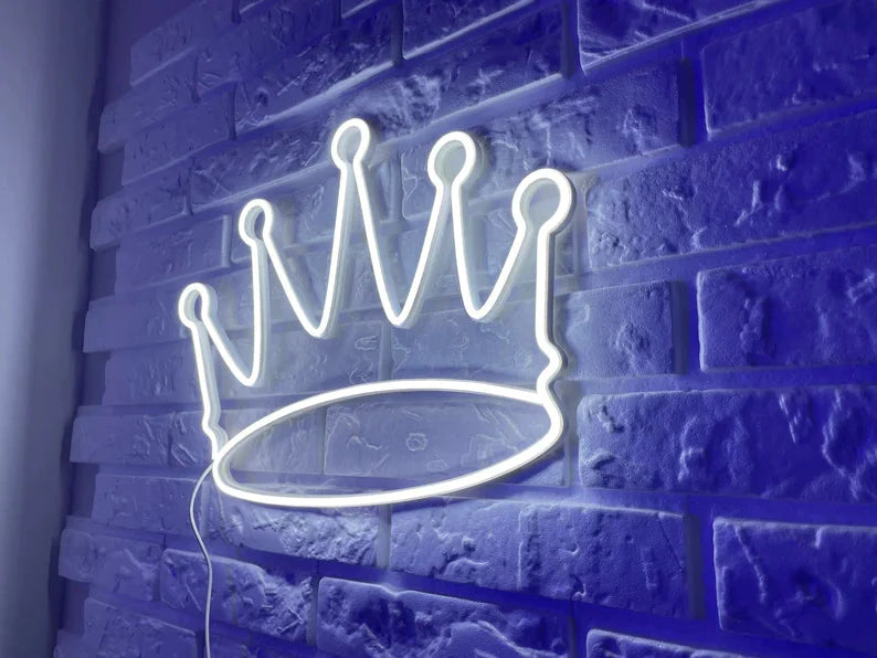 White neon sign aesthetic