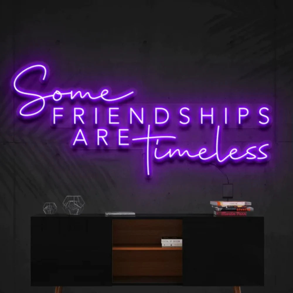 purple neon sign aesthetic