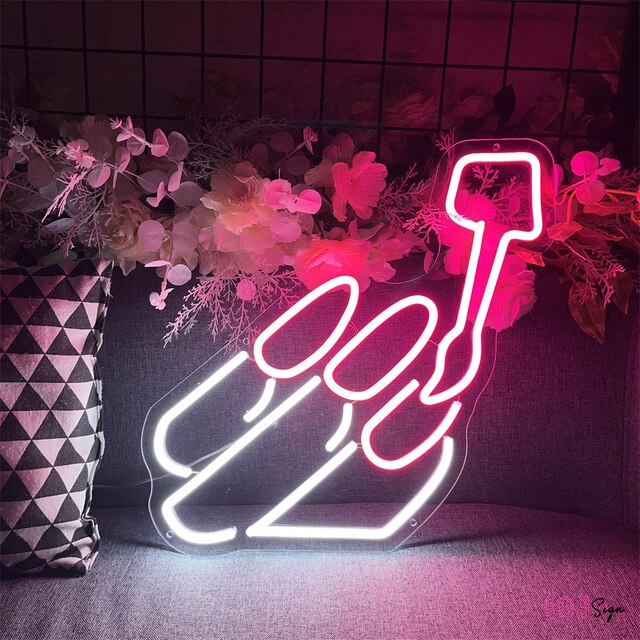 Neon Sign Nails Ideas For Decor Beauty Salon