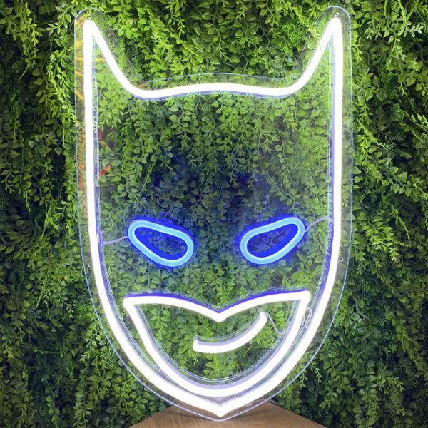 Neon Batman Sign | Favorite Characters For Kid Room