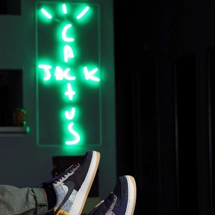 cactus jack neon sign