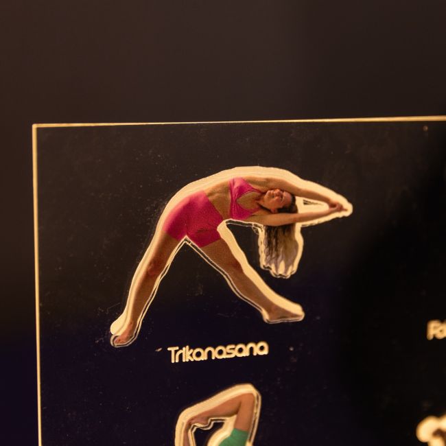 Custom Yoga Pose Night Light for yoga teachers SGTN026