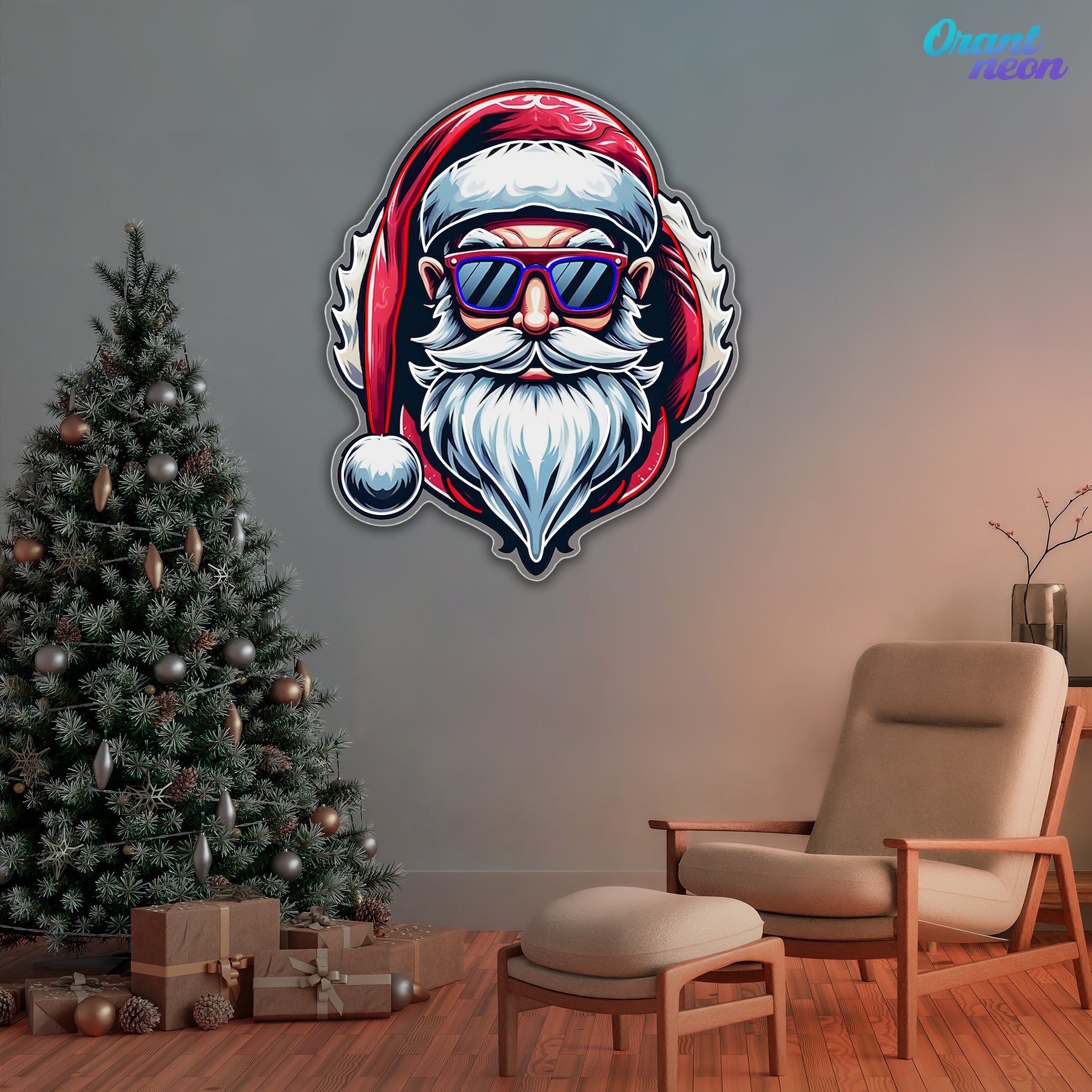 Santa Got Style Neon Sign Light Artwork