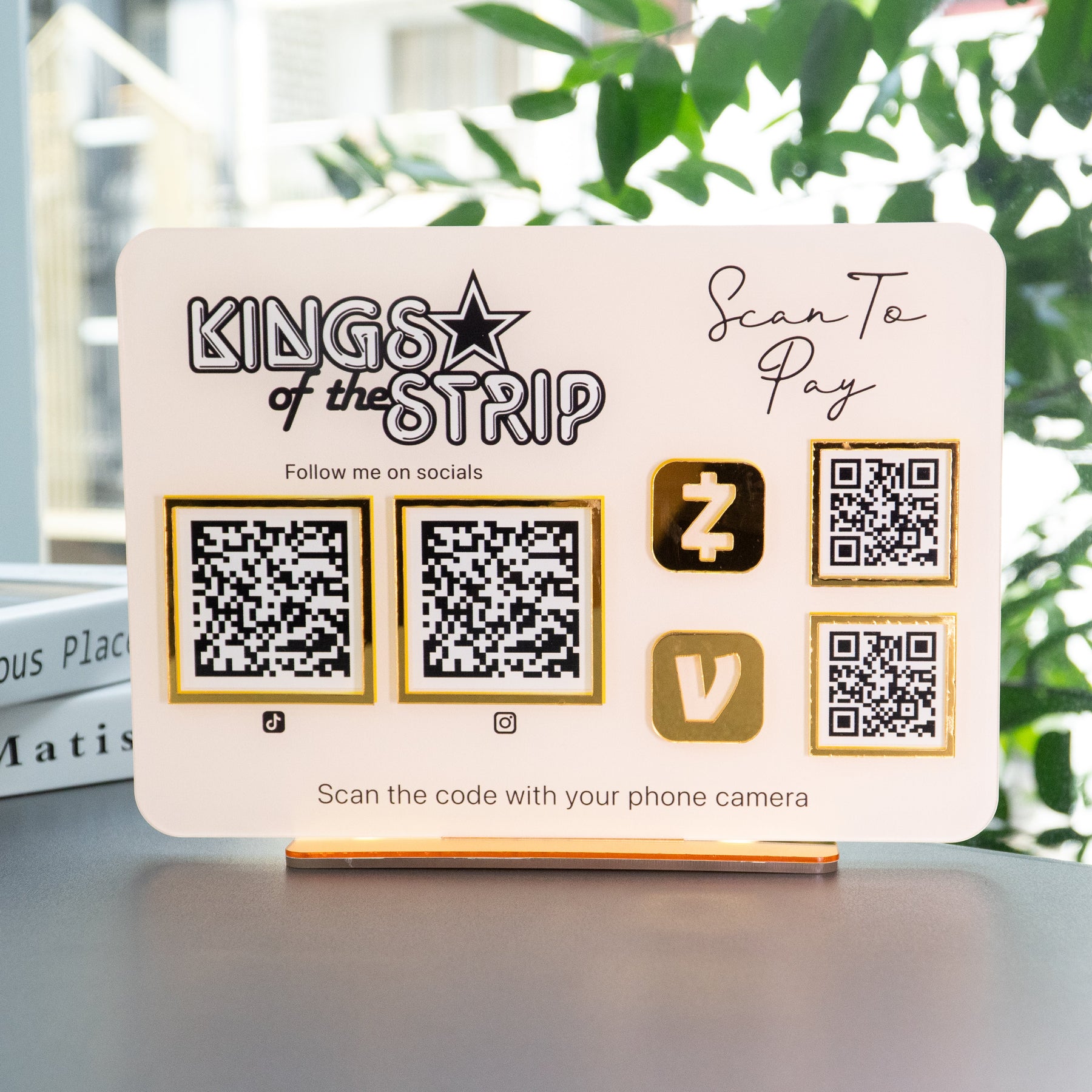 Custom Multi QR Code Horizontal Rectangle layout A