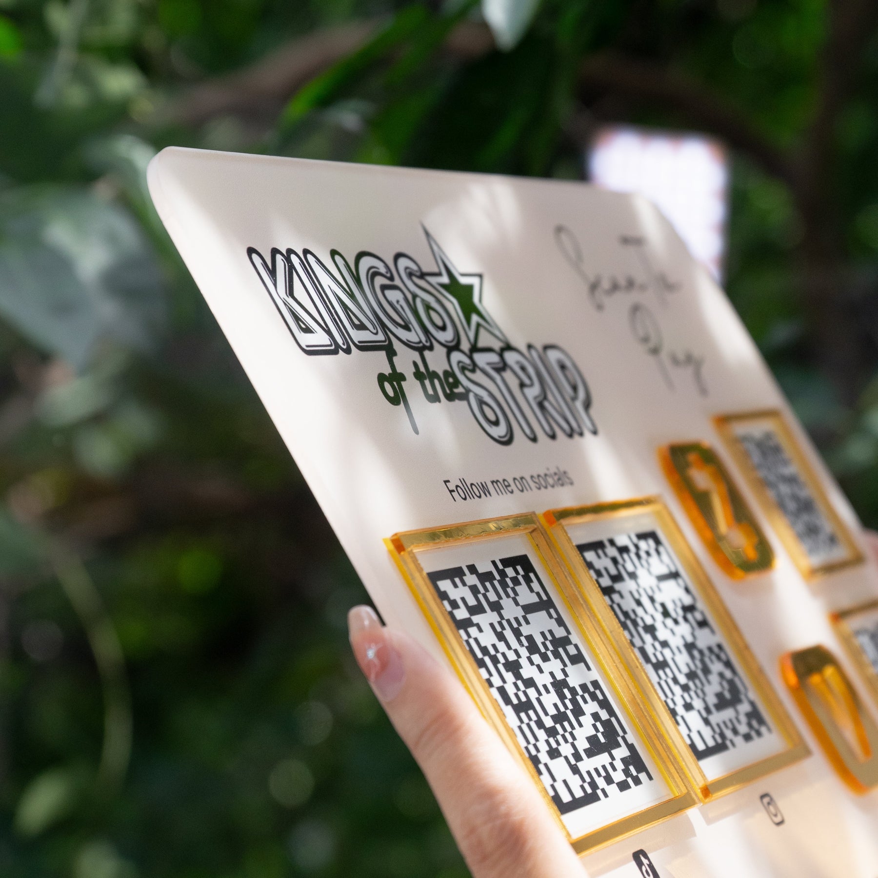 Custom Multi QR Code Horizontal Rectangle layout A