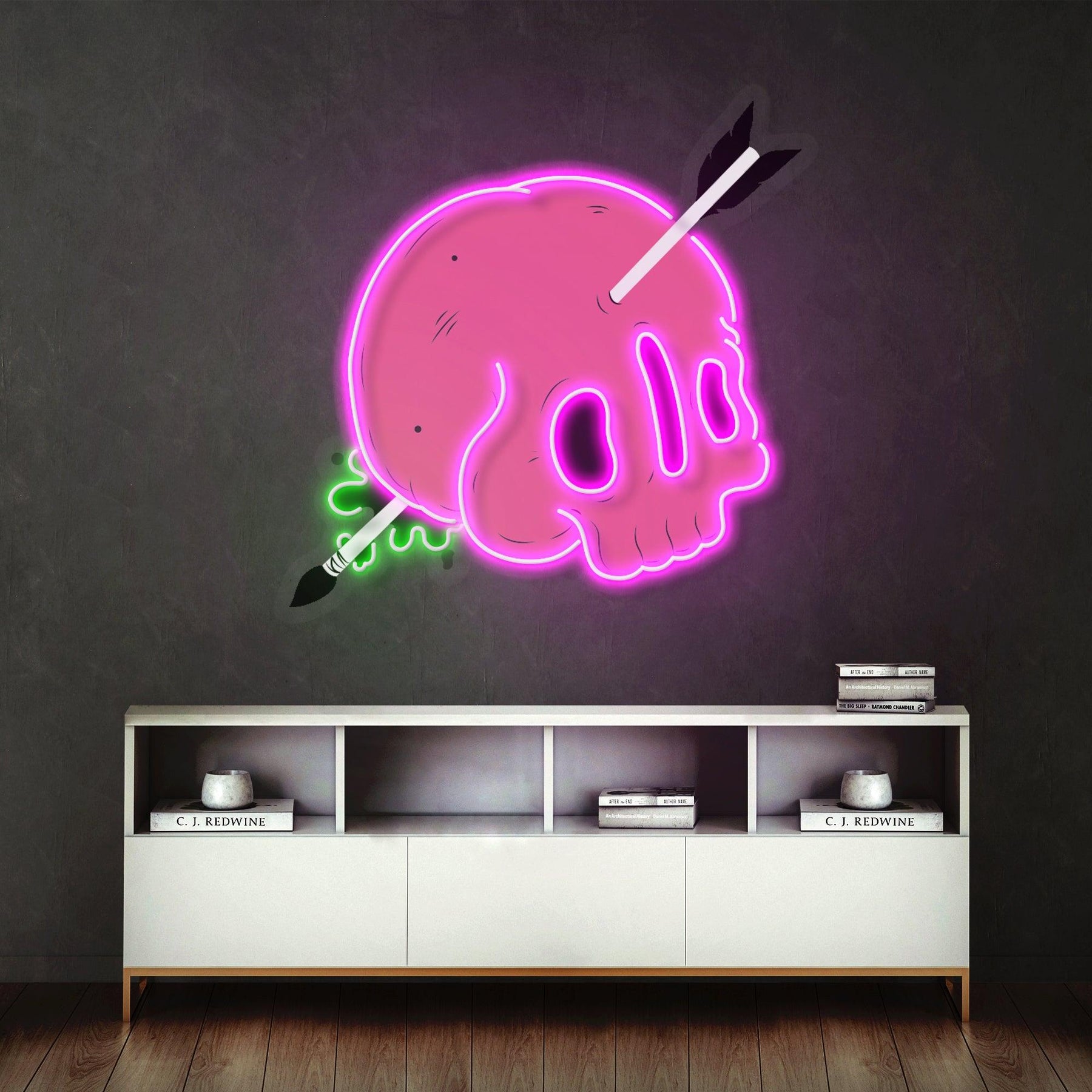 Geskulled Led Neon Acrylic Artwork