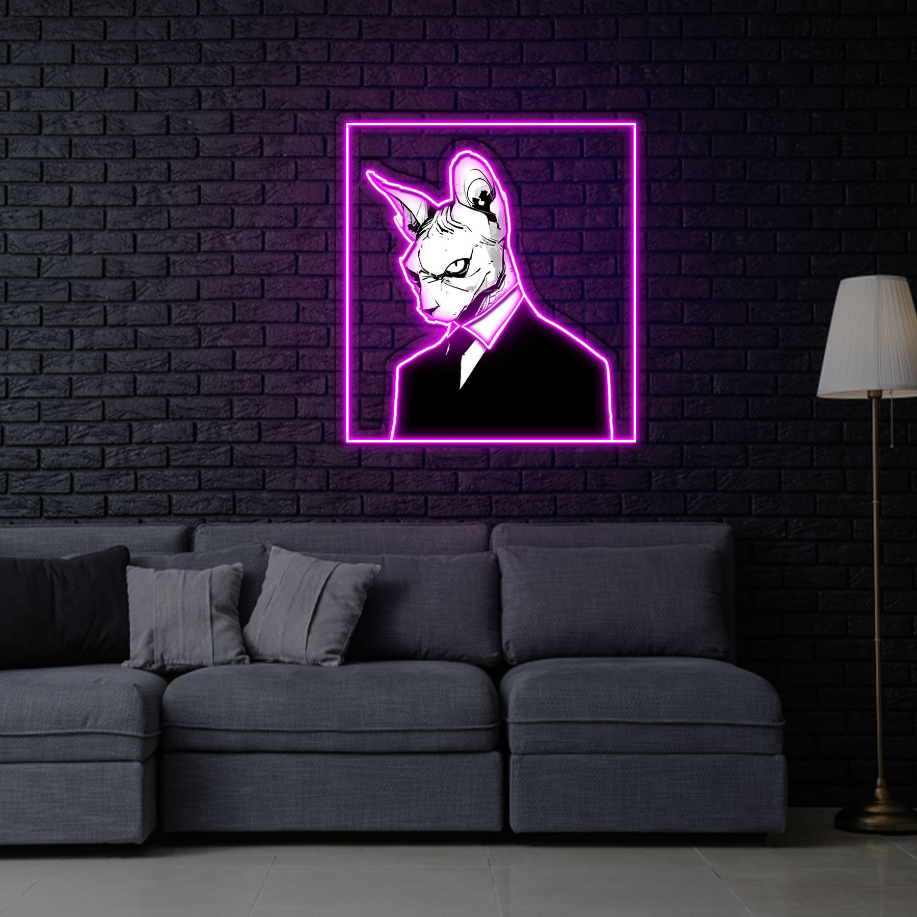 Mr Sphyn Neon x Acrylic Artwork