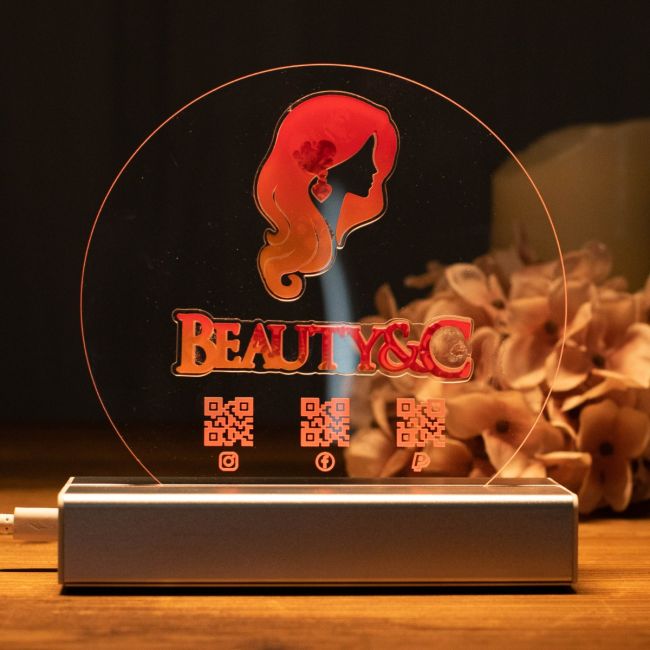 Custom 3D LED Logo Night Light SGTN033
