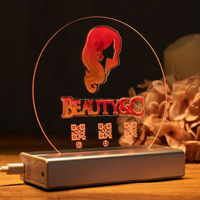 Custom 3D LED Logo Night Light SGTN033