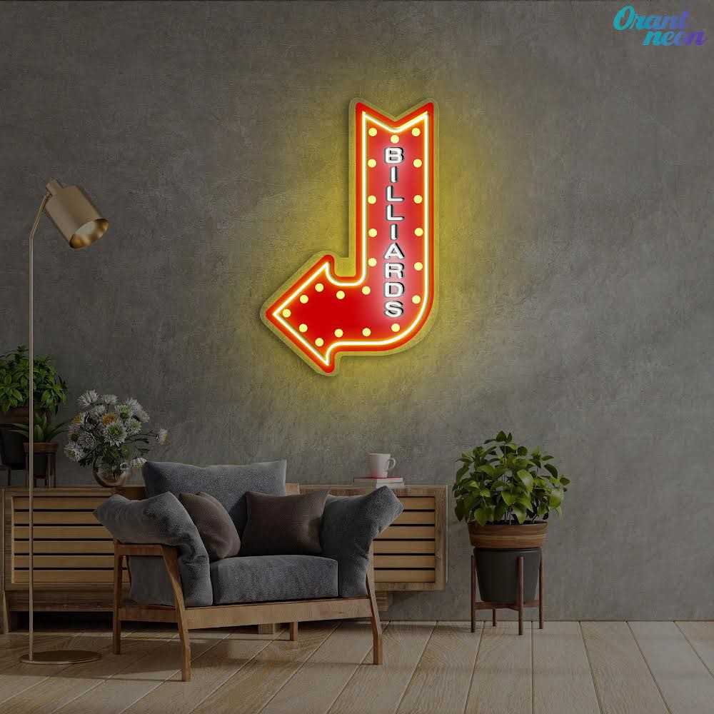 Brian Sparks neon sign double sided 36"