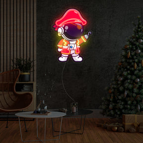 Astronaut Pirate Led Neon Acrylic Artwork