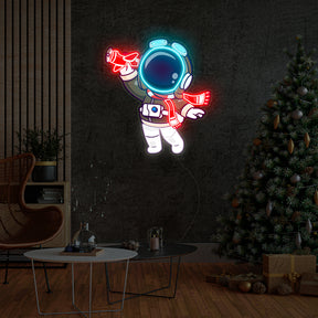 Astronaut Pilot Led Neon Acrylic Artwork