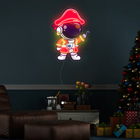 Astronaut Pirate Led Neon Acrylic Artwork