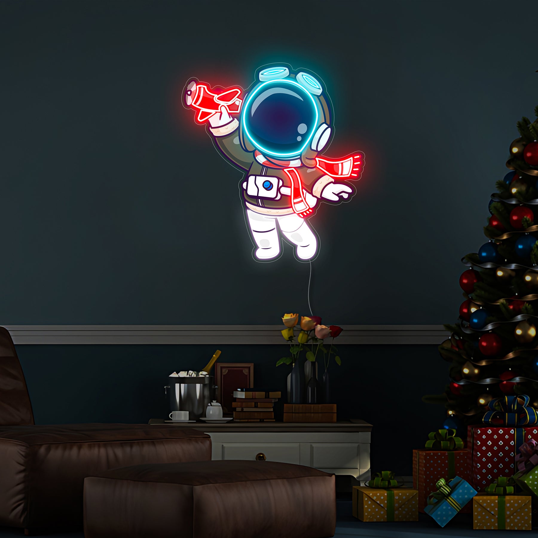 Astronaut Pilot Led Neon Acrylic Artwork