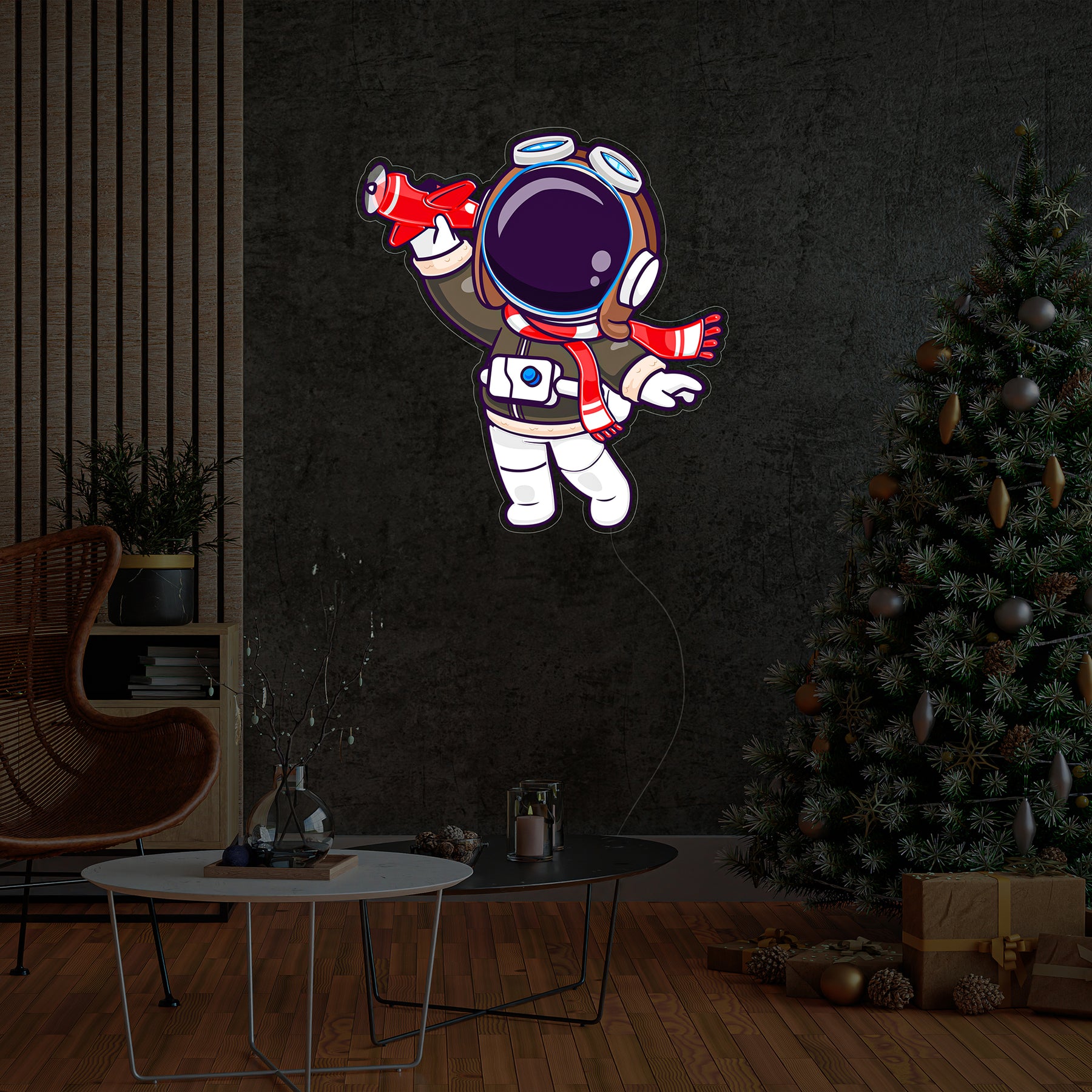 Astronaut Pilot Led Neon Acrylic Artwork