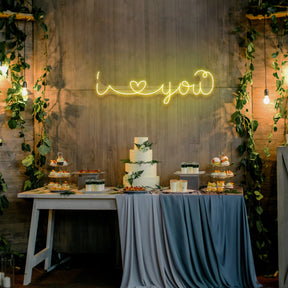 I Love You Led Neon Sign Light