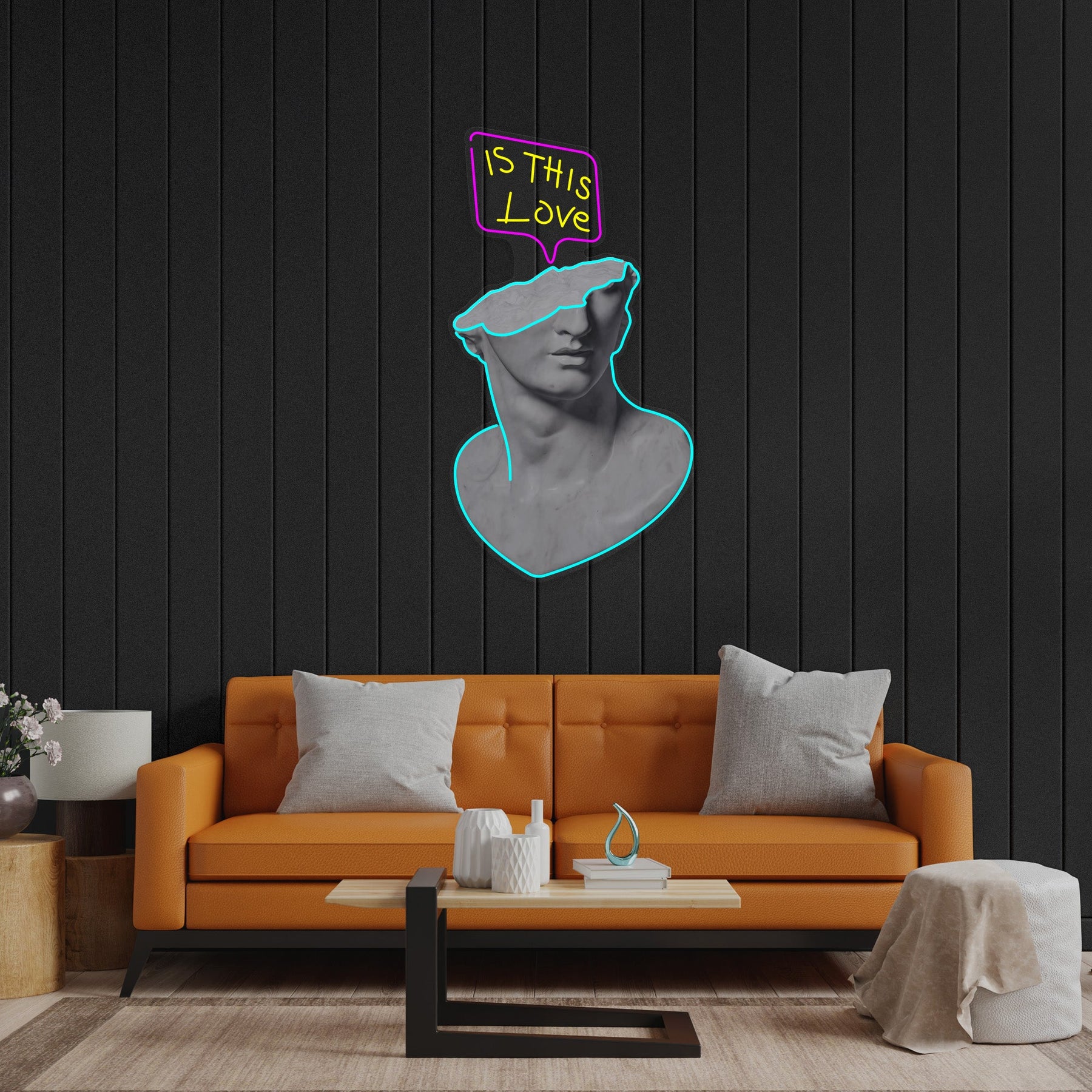 Is This Love Led Neon Acrylic Artwork Led Neon Sign Light