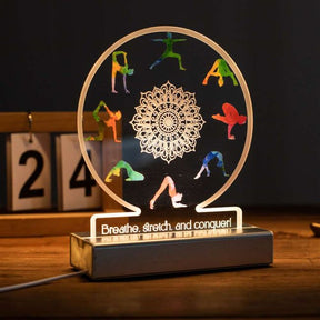 Mandala Relaxing Yoga decor Personalized Night Light SGTN028