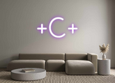 Custom Neon: +C+