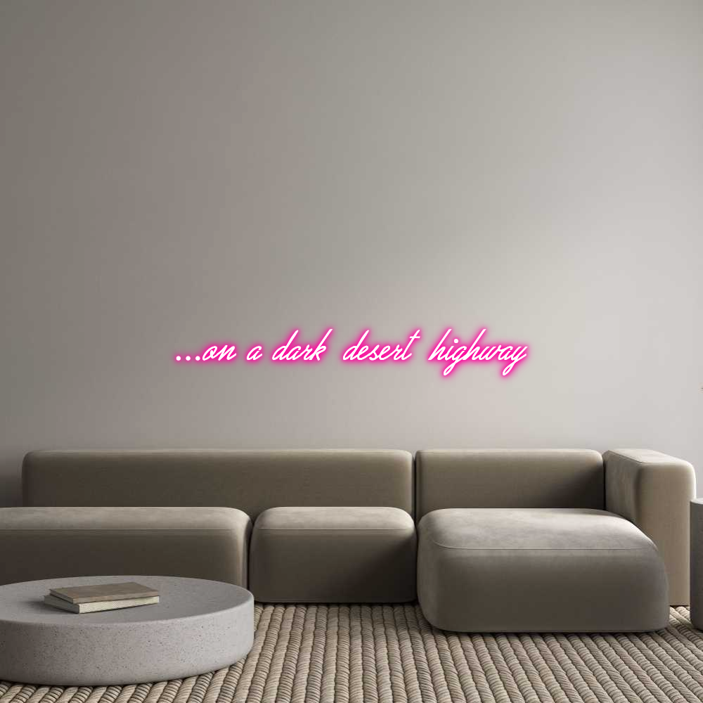 Custom Neon: ...on a dark ...