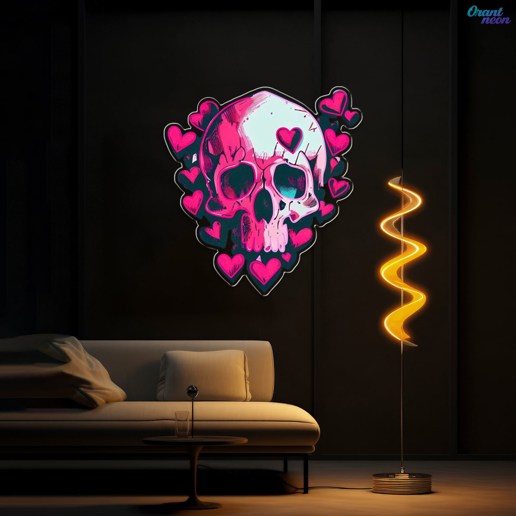 "Love That Never Dies" Best Gift For Valentine Neon Sight Light Artwork