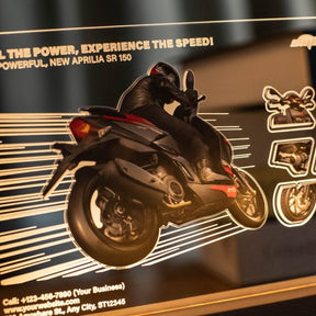 Custom 3D LED Motorcycle Night Light SGTN019