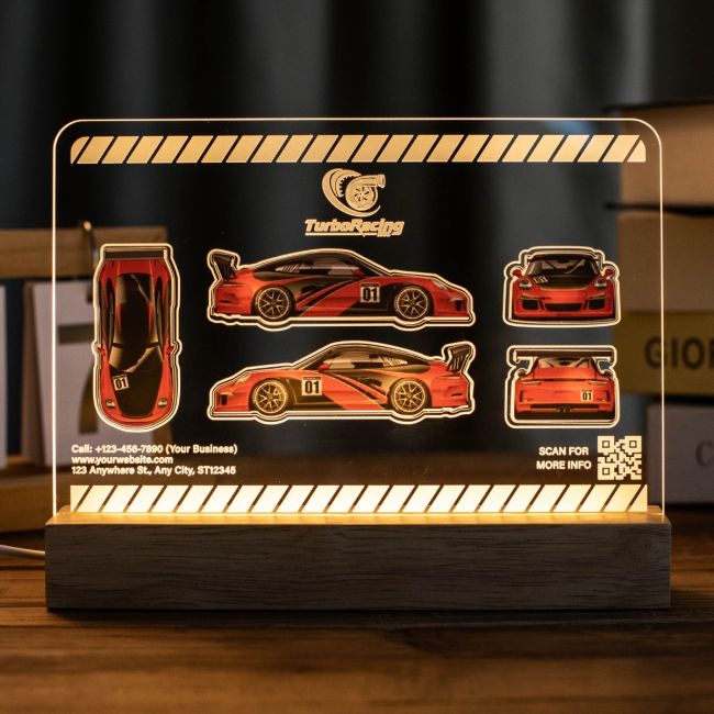 Custom 3D LED Modified Car Night Light SGTN032