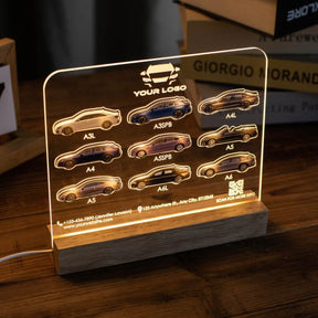 Custom 3D LED Car Night Light SGTN021