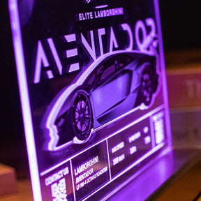Custom 3D LED Car Night Light SGTN039