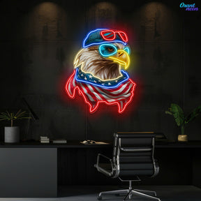 Veterans Day: Soaring with Pride Neon Sign Light Artwork