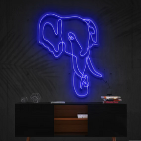 Elephant Line Art