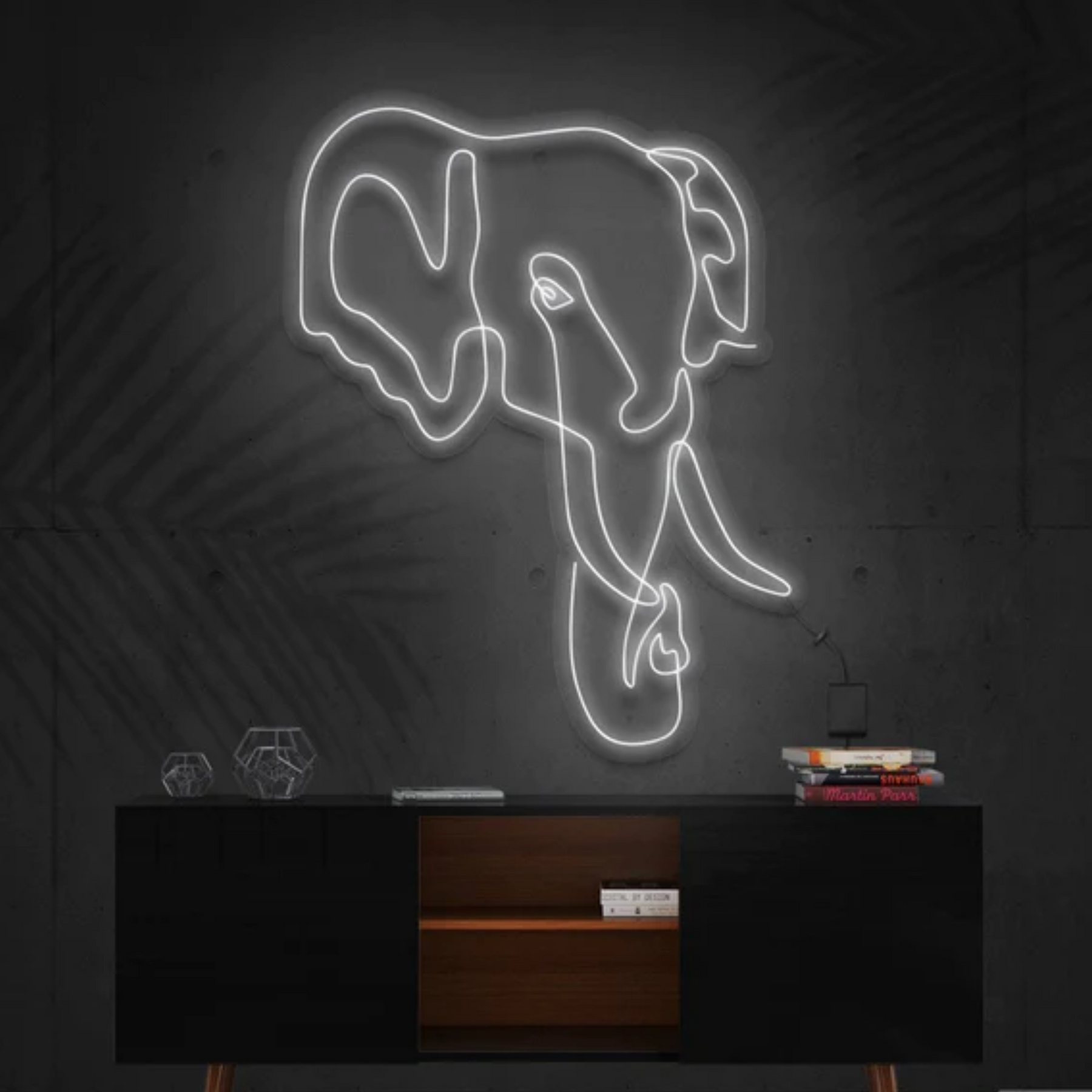 Elephant Line Art