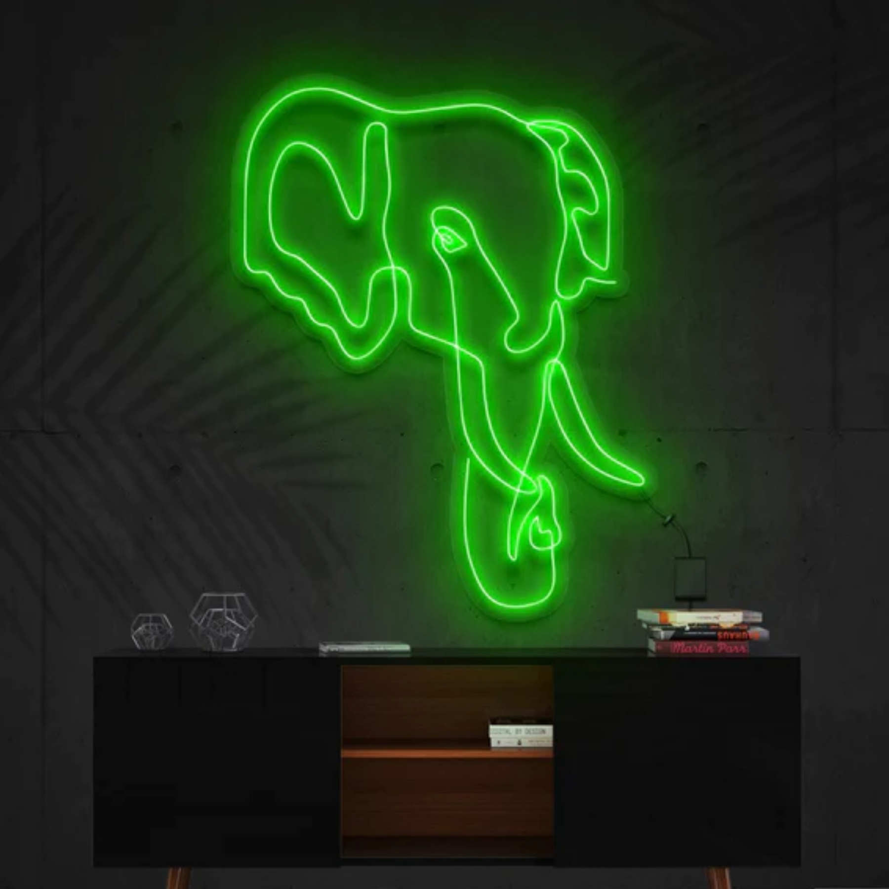 Elephant Line Art
