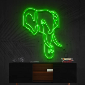 Elephant Line Art