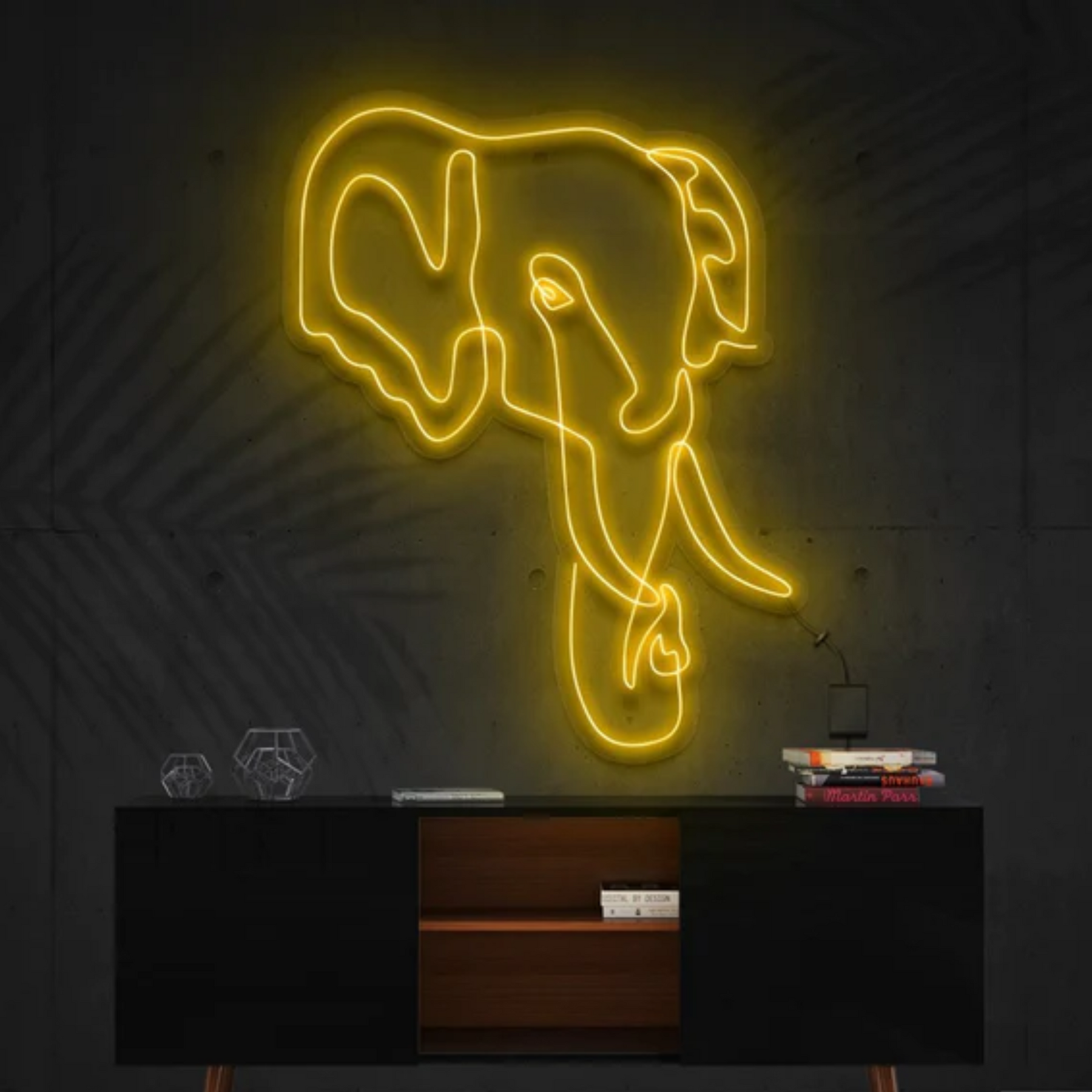 Elephant Line Art