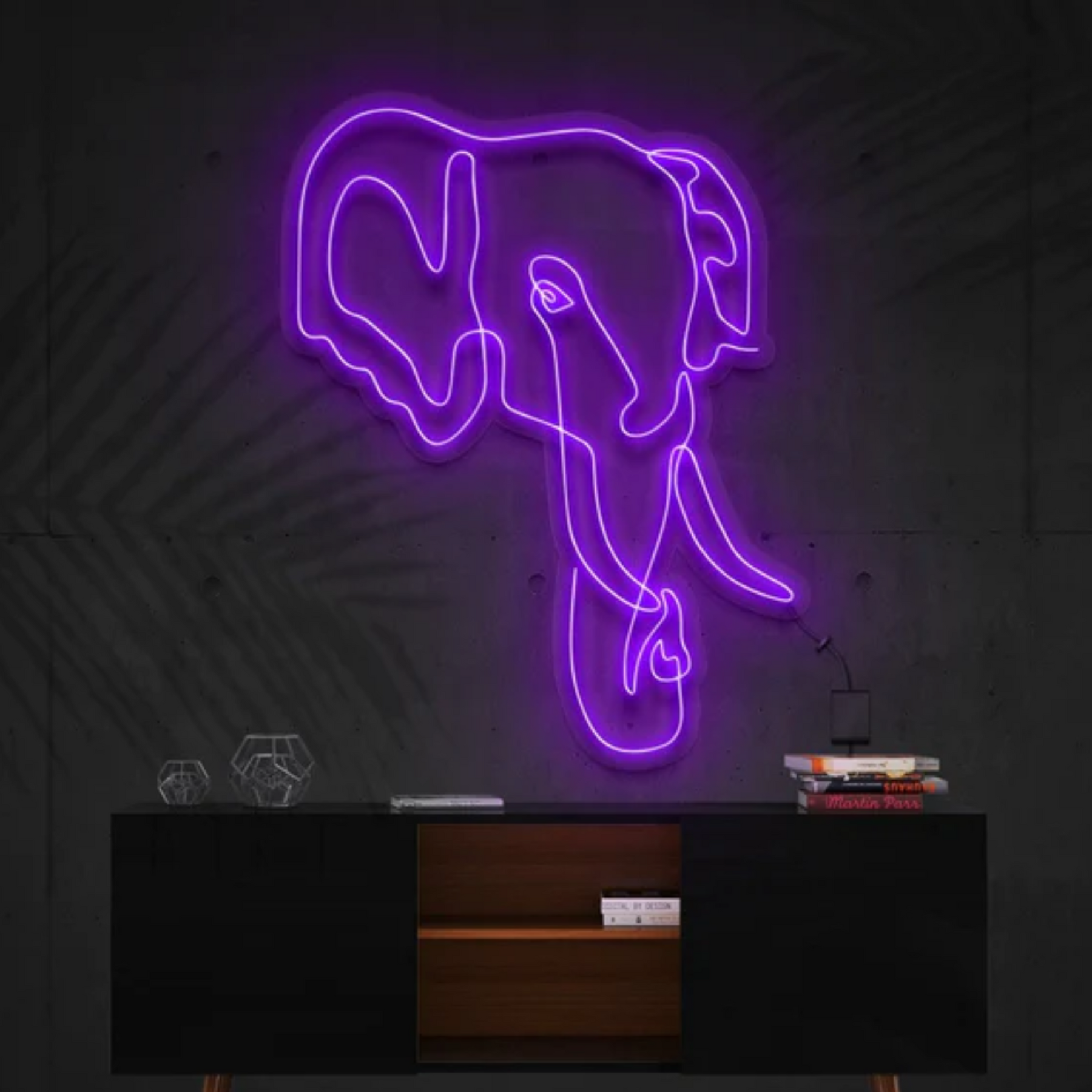 Elephant Line Art