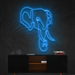 Elephant Line Art