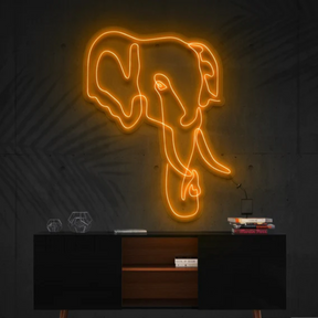 Elephant Line Art