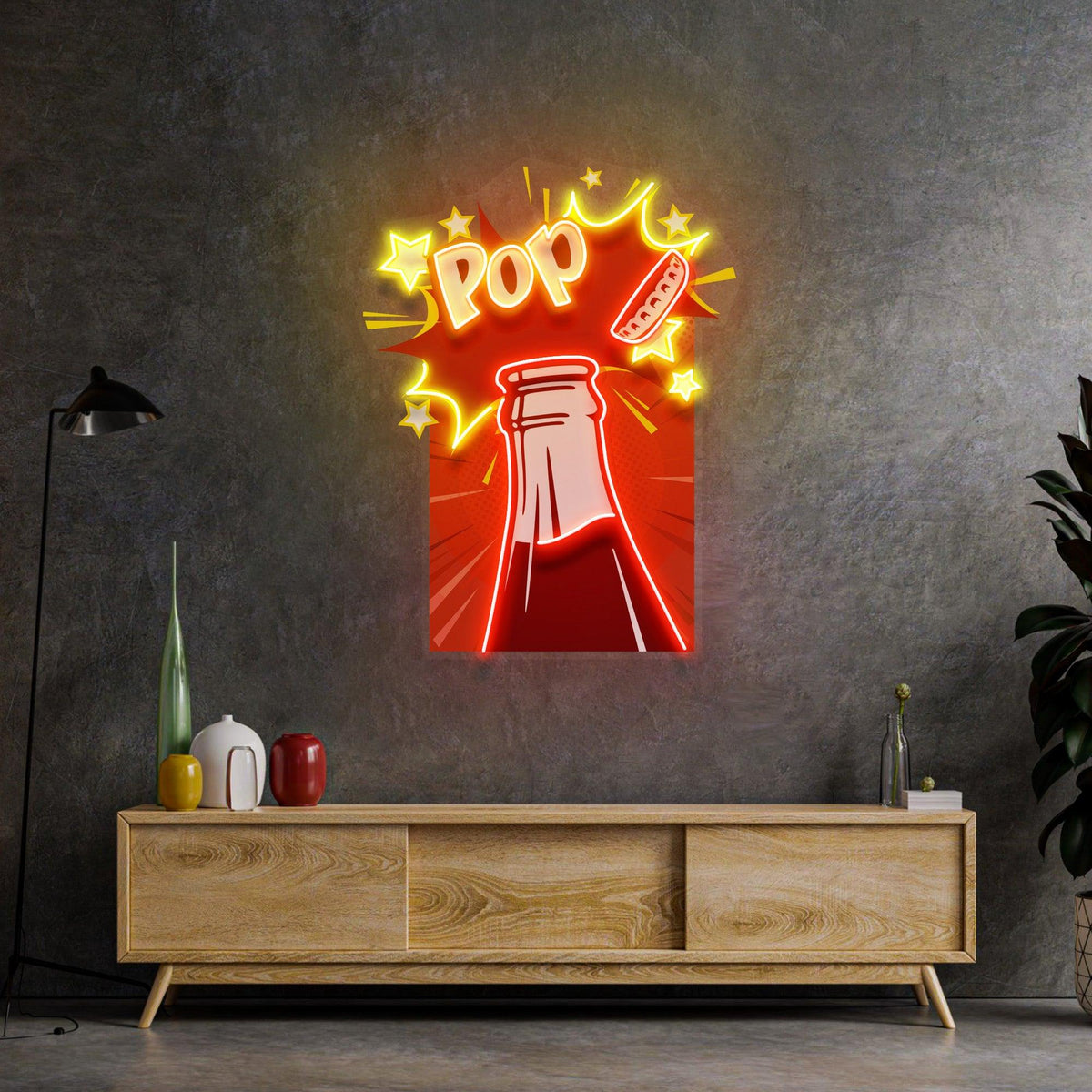 Cola Led Neon Acrylic Artwork