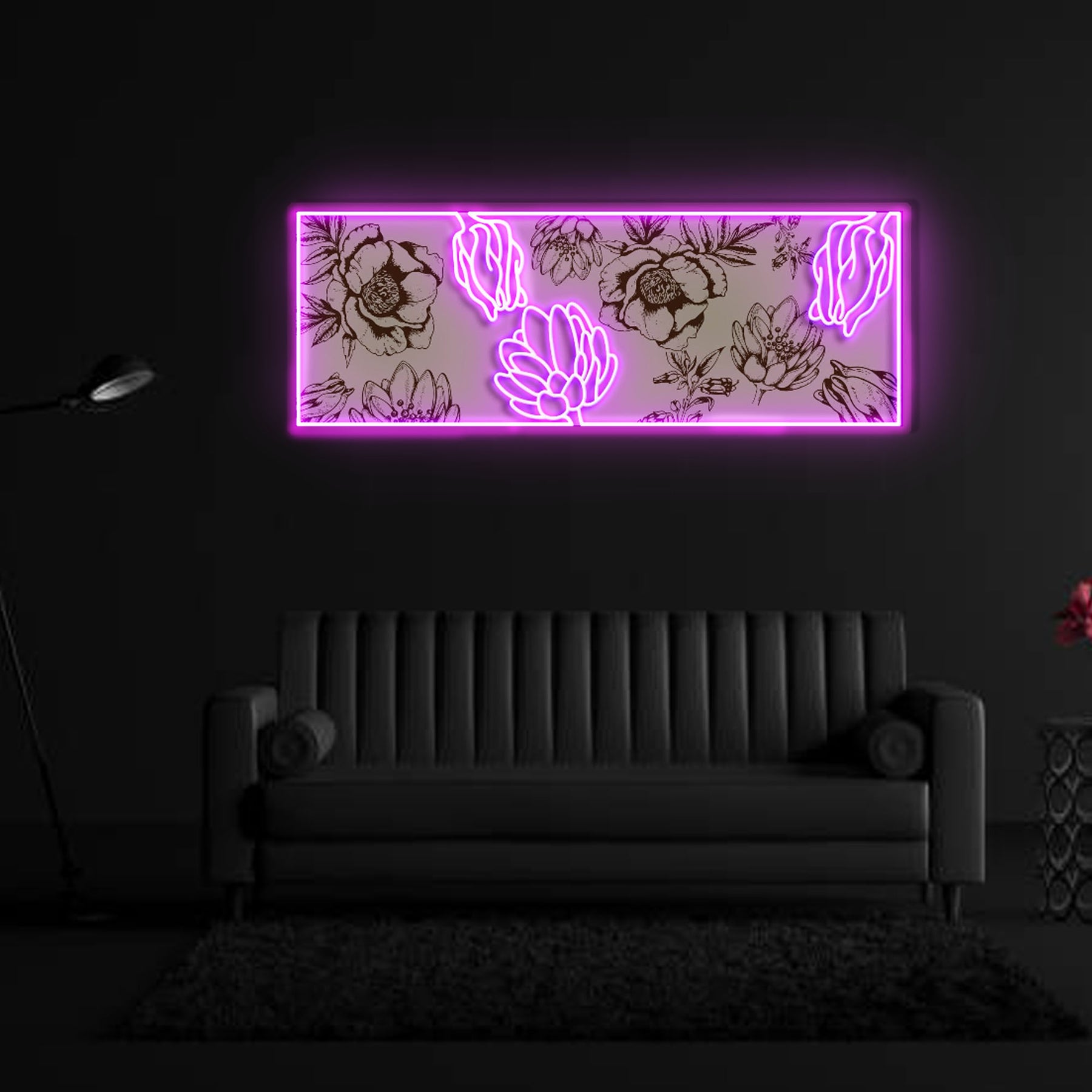 "Flower Wall V1" Neon x Acrylic Artwork