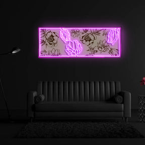 "Flower Wall V1" Neon x Acrylic Artwork