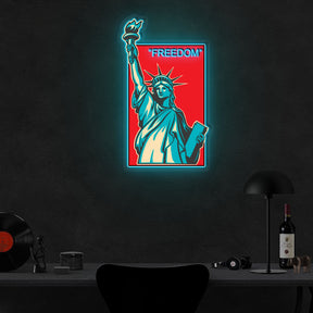 "Freedom" Neon x Acrylic Artwork