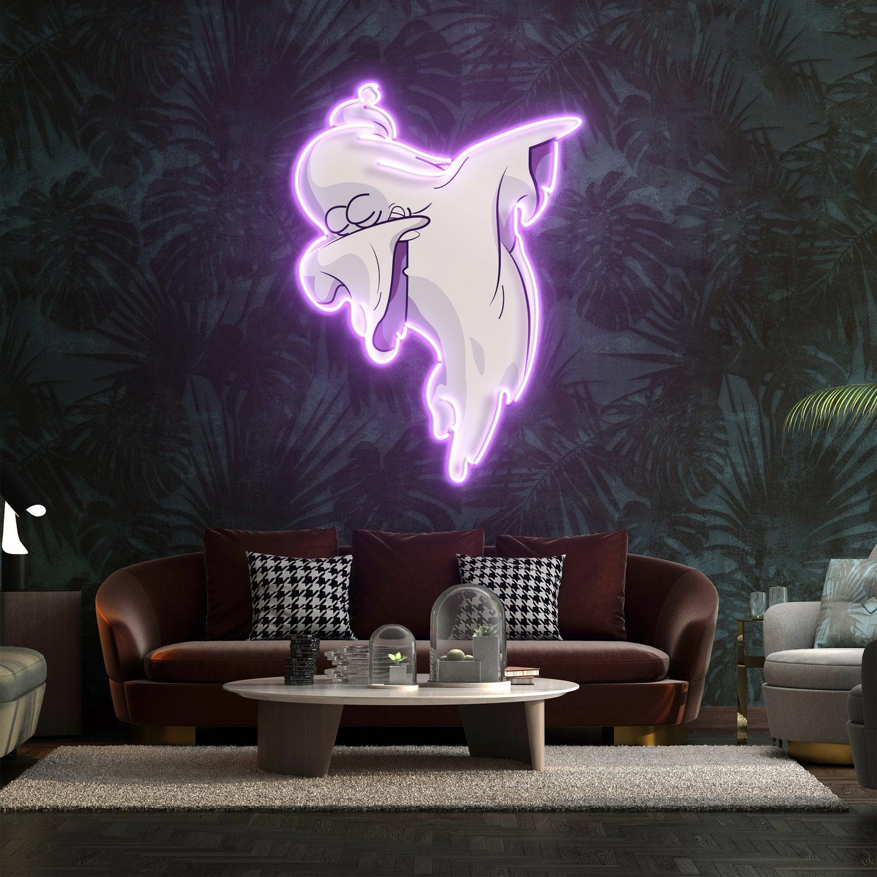 Ghost Dab Led Neon Acrylic Artwork