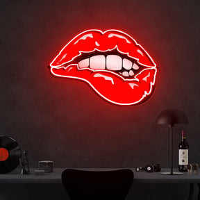 "Taste of Your Lips" Neon x Acrylic Artwork
