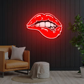 "Taste of Your Lips" Neon x Acrylic Artwork