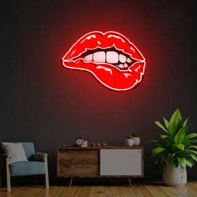 "Taste of Your Lips" Neon x Acrylic Artwork
