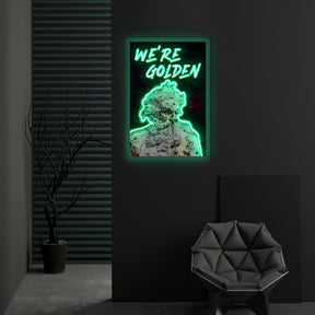 "We're Golden" Neon x Acrylic Artwork