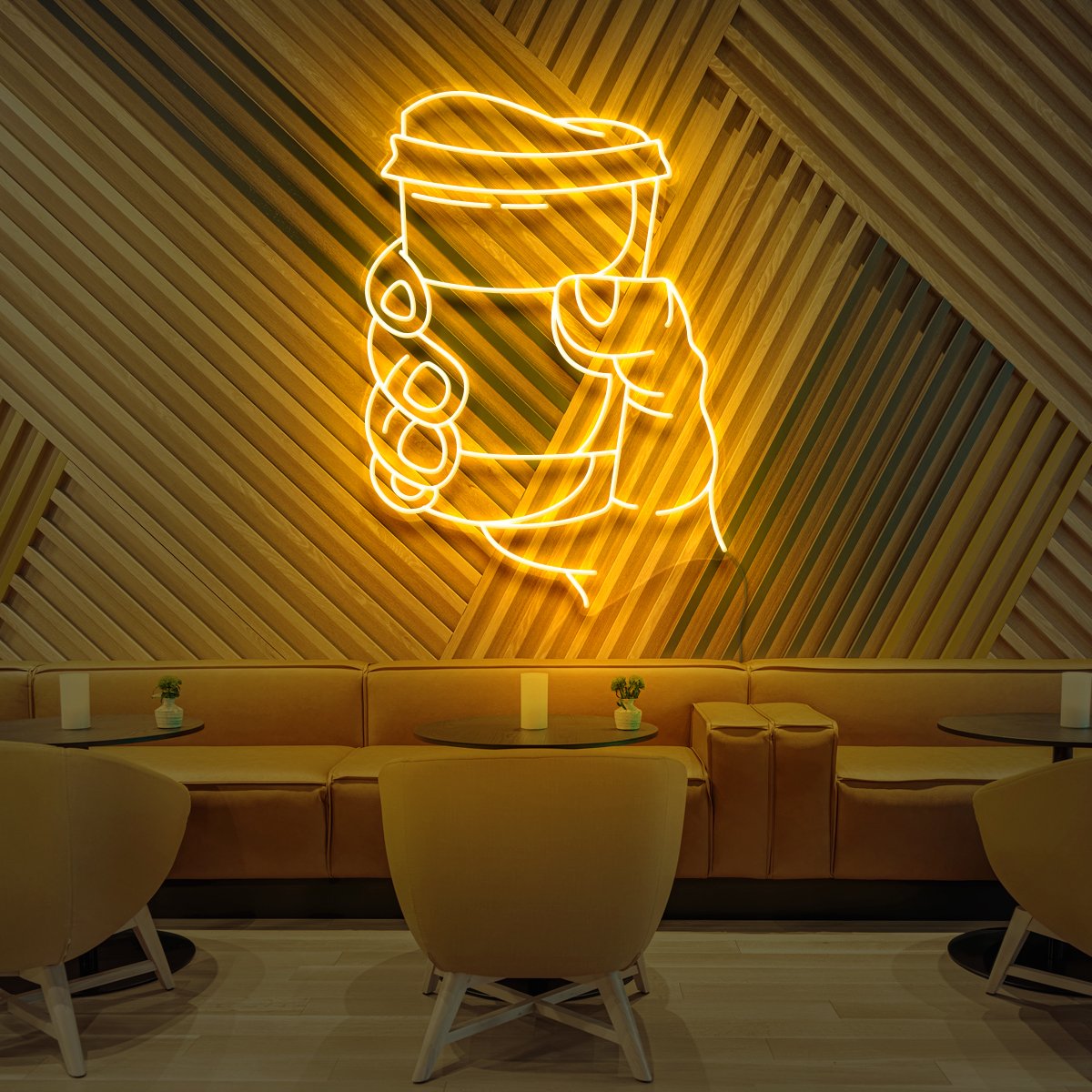 "Cup O' Joe" Neon Sign for Cafés