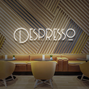 "Despresso" Neon Sign for Cafés