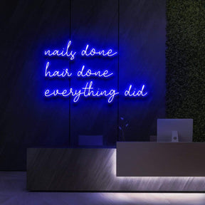 "Everything Did" Neon Sign for Beauty & Cosmetic Studios